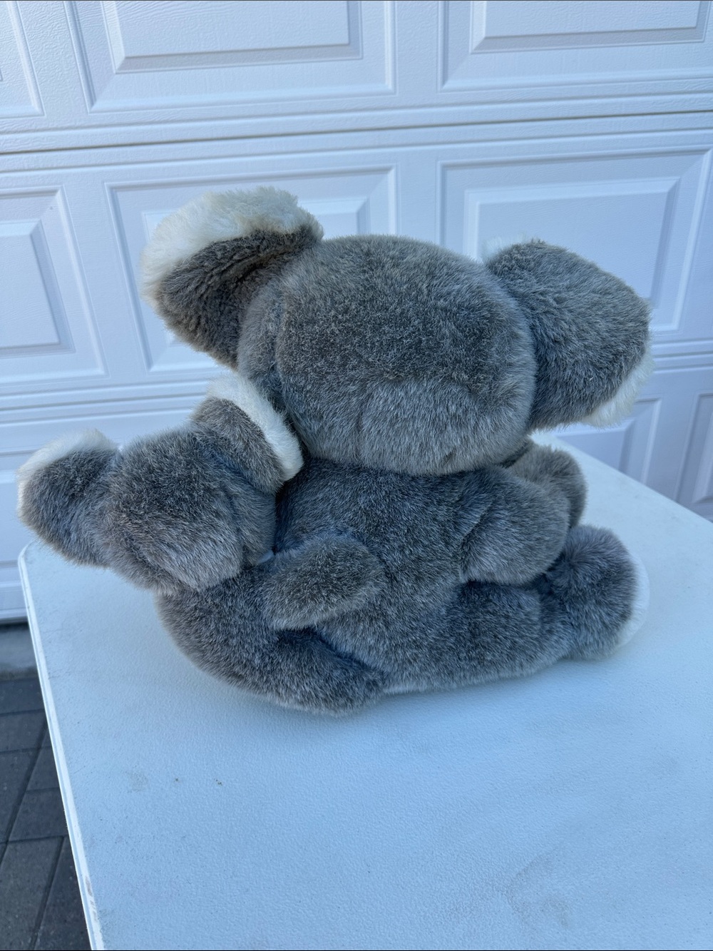 Gray Koala Plush with Baby - Soft Stuffed Animal - Picture 3 of 3